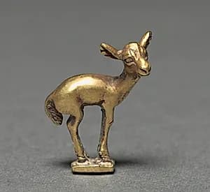 Elk Fawn Finial by Unknown Artist