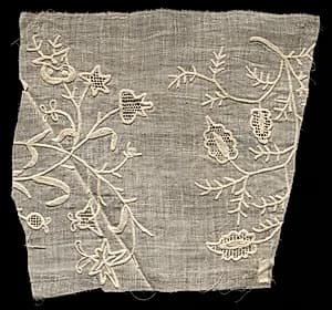 Embroidered Fragment by Unknown Artist