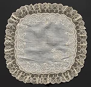 Embroidered Handkerchief by Unknown Artist