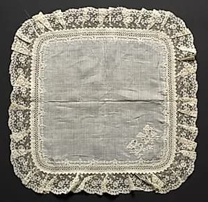 Embroidered Handkerchief by Unknown Artist