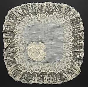 Embroidered Handkerchief by Unknown Artist