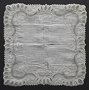 Embroidered Handkerchief by Unknown Artist