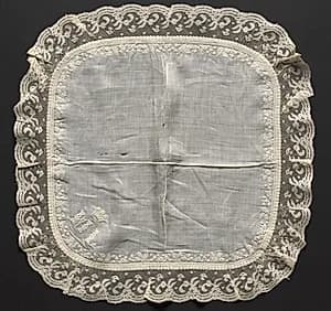 Embroidered Handkerchief by Unknown Artist