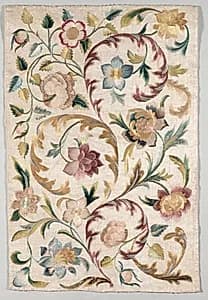 Embroidered Panel by Unknown Artist