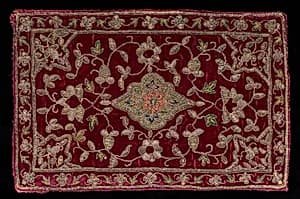 Embroidered Panel by Unknown Artist
