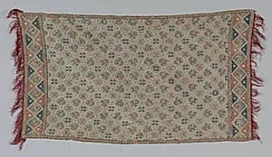 Embroidered Shawl (?) by Unknown Artist