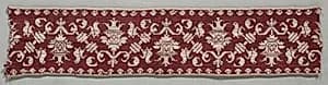 Embroidered Strip by Unknown Artist
