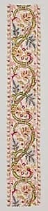 Embroidered Strip by Unknown Artist