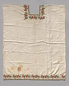 Embroidered Woman's Garment by Unknown Artist