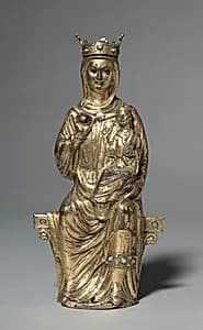 Enthroned Virgin and Child by Unknown Artist
