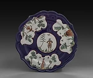 Faience Plate by Felice Clerici (Italian)