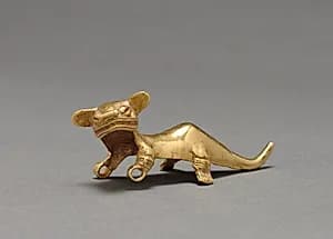 Feline Pendant by Unknown Artist