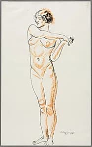 Female Nude by William Sommer (American, 1867–1949)