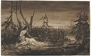 Figures in a Landscape by Francis Danby (British, 1793–1861)