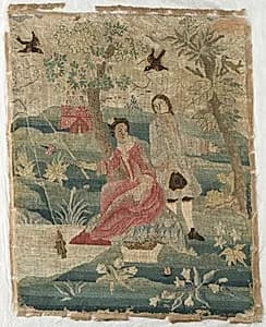 "Fishing Lady" by Unknown Artist