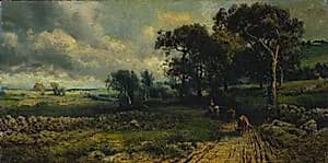 Fleecy Clouds by George Inness (American, 1825–1894)