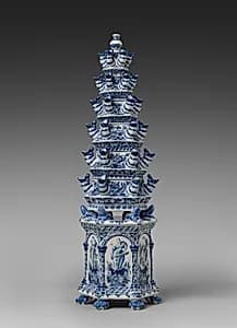 Flower Pyramid by Adrianus Kocx (Dutch, active 1686–1701)