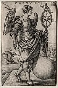Fortune by Hans Sebald Beham (German, 1500–1550)