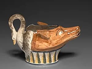 Fox and Swan Creamer by Unknown Artist