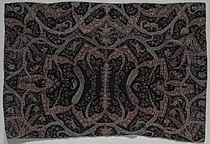 Fragment of a Shawl by Unknown Artist