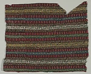 Fragment of a Shawl by Unknown Artist