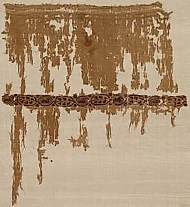 Fragment of a Tunic by Unknown Artist