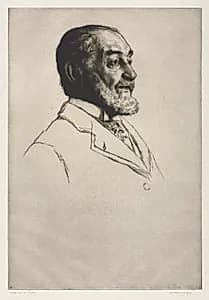 Frederick Harrison by William Strang (British, 1859–1921)