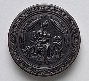 Gaming Piece (reverse) by Martin Brunner (German, 1659–1725)