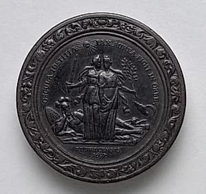 Gaming Piece (reverse) by Martin Brunner (German, 1659–1725)