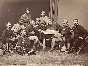 General Roberts and Staff by John Burke (Irish, 1845–1915)