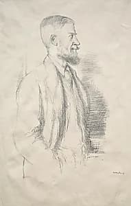 George Bernard Shaw by William Rothenstein (British, 1872–1945)