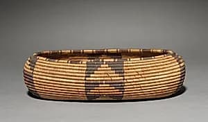 Gift Bowl, Canoe- Shaped by Unknown Artist