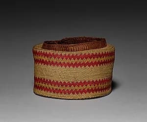 Ginger Jar- Shaped Basket by Unknown Artist