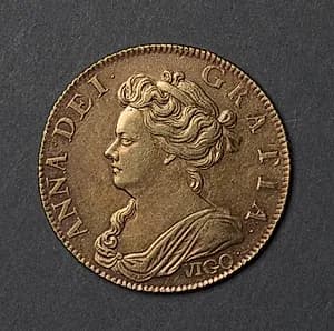 Guinea: Anne (obverse) by Unknown Artist