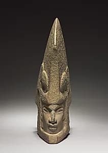 Hacha with Human Face by Unknown Artist