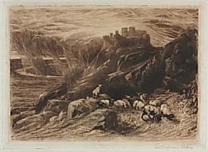 Harlech (A Second Plate) by Francis Seymour Haden (British, 1818–1910)