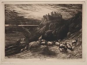 Harlech by Francis Seymour Haden (British, 1818–1910)