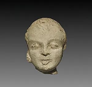 Head of a Child by Unknown Artist