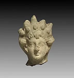 Head of a Goddess by Unknown Artist