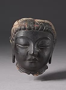 Head of Bodhisattva by Unknown Artist
