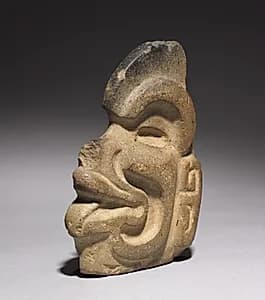 Head-Shaped Hacha by Unknown Artist