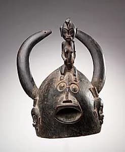 Helmet Mask by Unknown Artist