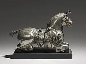 Horse-Shaped Drinking Vessel by Unknown Artist