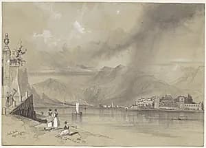 Isola Bella, Lago Maggiore by Edward Lear (British, 1812–1888)
