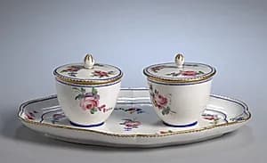 Jam Pots on Stand by Sèvres Porcelain Factory (French, est. 1756)
