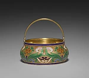 Jam (Varenye) Basket by Feodor Ivanovich Rückert (Russian, 1840–1917)