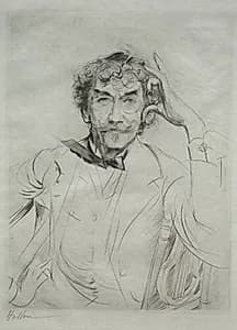 James MacNeill Whistler by Paul César Helleu (French, 1859–1927)