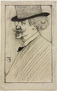 James McNeill Whistler by Ernest Haskell (American, 1876–1925)