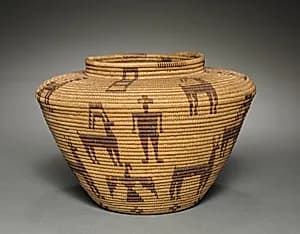 Jar-shaped Basket by Sarah Hunter (Timbisha Shoshone (Panamint), 1883–1967)