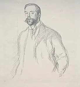 John Singer Sargent by William Rothenstein (British, 1872–1945)